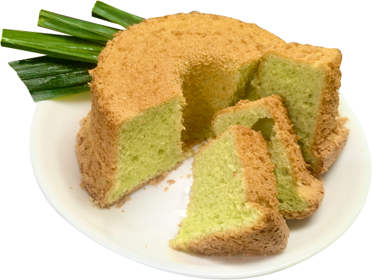 Pandan chiffon cake 6"