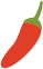 Red chilli graphic icon depicting mild spice level.
